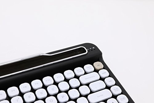 Teclado Bluetooth Penna Diamante Blanco En Forma De Tapa De