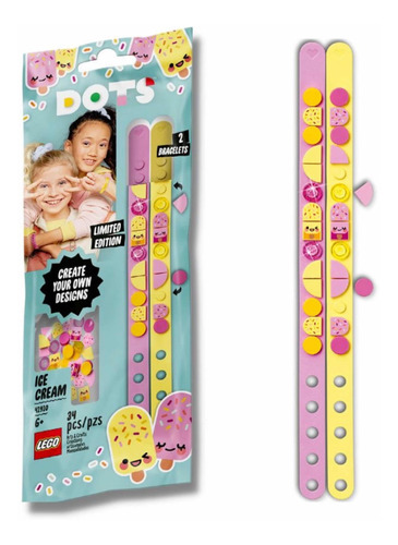 Lego Modelo 41910 Dots Brazalete Modelo Ice Cream Pulseras