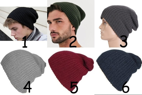 Gorros Tuka Beanie Gomelo Unisex Dama Caballero X 3 Unidades