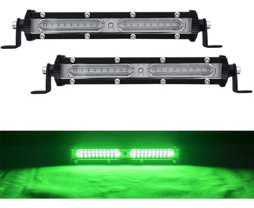 Barra De Luces Led Verde Ultra Delgada Para Todo Terreno