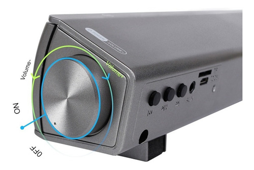 Barra De Sonido Con Bluetooth, Sonido Envolventetv/pc/teléfo