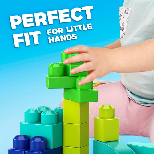 Fisher Precio Build N Play Set De Mega Bloks Con 60 Bloques