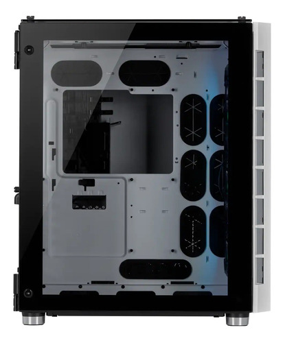 Gabinete Gamer Corsair Crystal 680x Atx Blanco Delta
