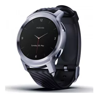 Reloj Smartwatch Motorola Moto Watch Z100 Plateado Bluetooth