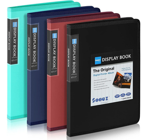 Carpeta Soez, Porta Folios, Distintos Colores, Pack X4