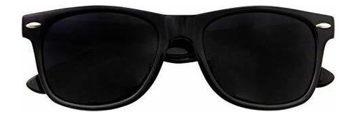 Gafas De Sol De Hombre Con Lente Negra Super Oscura Gafas D