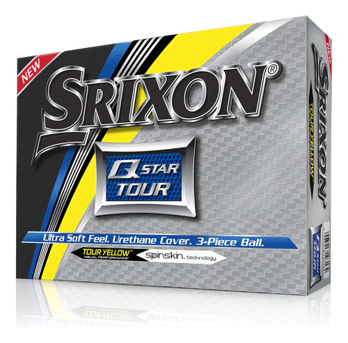 Pelotas Bolas De Golf Srixon Q-star Tour 12 Uni Amarillo