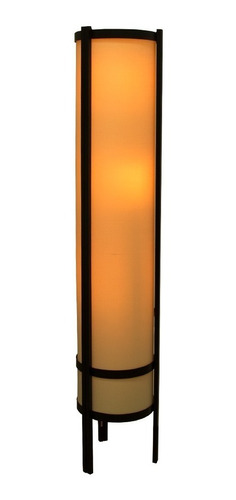 Lámpara De Piso Tela De Seda Beige (movible) E27 3 Luces