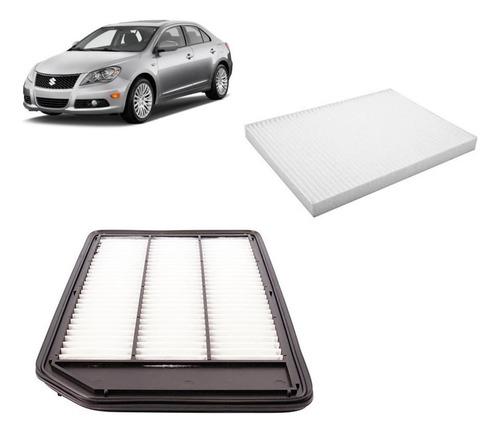 Kit Filtro Aire + Polen Para Suzuki Kizashi 2.4 2010