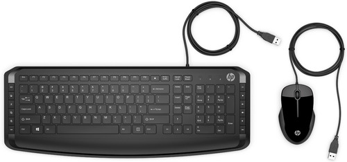 Set De Teclado Y Mouse Hp Pavilion 200, Negro, Usb 2.0