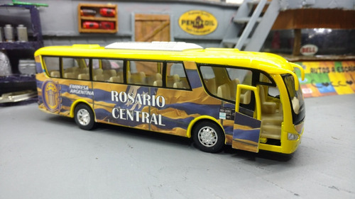 Micro Club Rosario Central Larga Distancia 19 Cm. Metalico