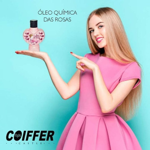 Imagem 2 de 4 de Óleo Química Das Rosas Coiffer 80ml Recuperar Os Fios