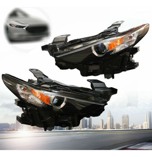 Lh+rh Headlamps For 2019 20 Mazda 3 Full Led Headlights Ttb