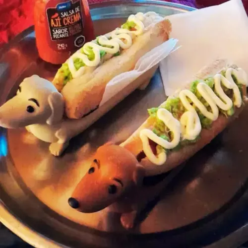 Bandeja Perro Salchicha Para Sandwich Con Forma De Cachorro