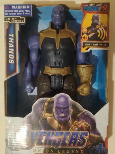 Juguete De Niño Muñeco Thanos Avengers Pickara Nuevo!.