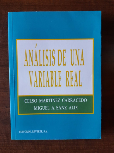 Análisis De Una Variable Real /martinez (cálculo Matemática)