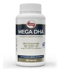 Suplemento Vitafor Mega DHA Ômega 3 Ultra Concentrado 120 Cápsulas - Foto oficial e menor preço