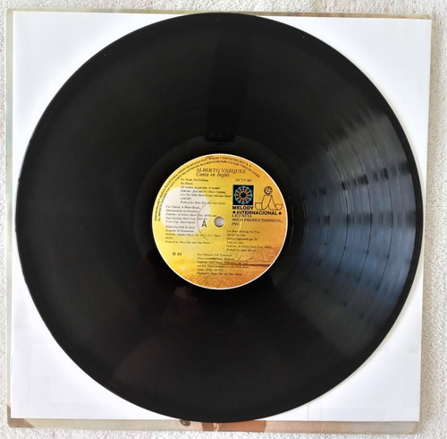 Alberto Vazauez Lp Canta En Ingles Im Taking A Heart Break (Usado)
