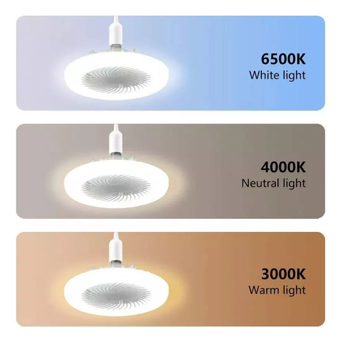 Ventilador De Techo Con Control Remoto Lámpara-ventilador Multifuncional Con Tres Tonos De Luz Ajustables Para Dormitorios Y Salones.