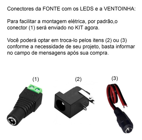 Kit Led Ultravioleta P/ Armadilha De Mosquito-fácil Montar