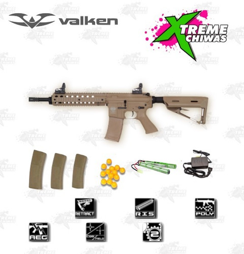 Marcadora Airsoft Bm Mod M Electrica Bbs 6mm Hdp Xtreme