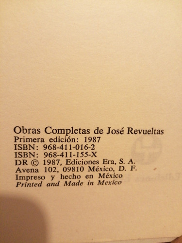 Imagen 3 de 4 de Las Evocaciones Requeridas I De José Revueltas