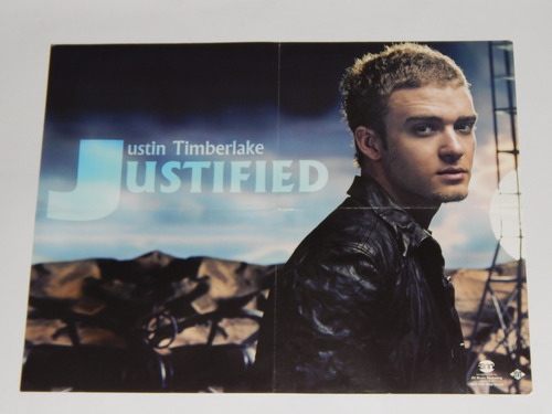 Justin Timberlake Poster Original Importado Spears Dist1
