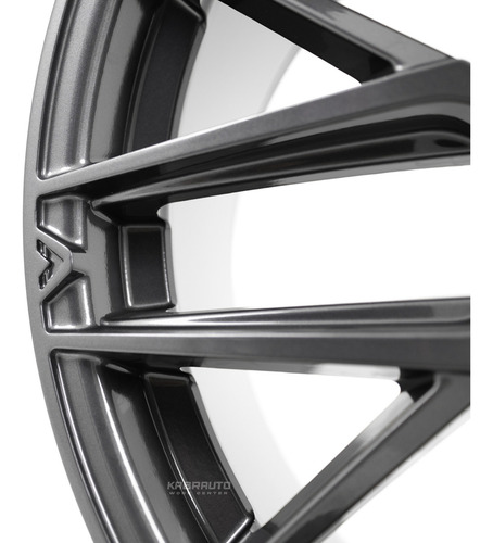 Rodas 19 Vorsteiner V-ff 107 5x112 Gti Jetta Fusca A3 A4 S3 Cor Grafite Metalizado