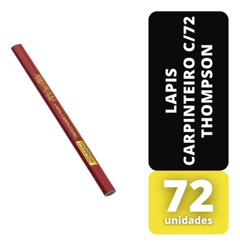 Lapis Carpinteiro C/72 Thompson