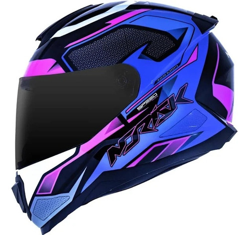 Capacete Feminino Fechado Norisk Razor Speedmax Lançamento