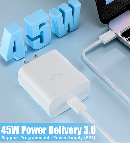 45w Usb-c Super Fast Type C Wall Charger Fast Charging For S