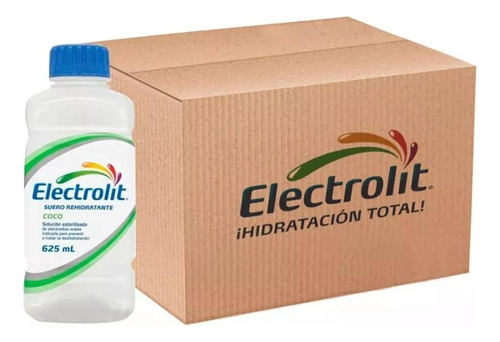 Electrolit Coco 625ml - Pack De 12 Bebidas Rehidratantes