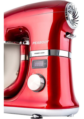 Batidora De Pie Peabody Pe-bm120 Roja 50 Hz X 60 Hz 220 v P2 Color Rojo