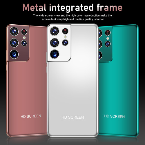 Imagen 10 de 10 de S21 Teléfono Inteligente De Pantalla Grande De 6.1 Pulgadas