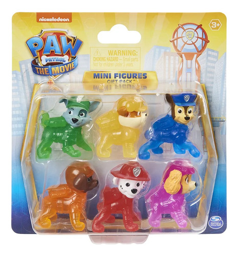 Paw Patrol The Movie Minifiguras Gift Pack X6