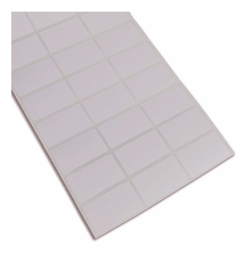 Etiqueta de sofá Zebra Argox, 33 x 21 mm, 3 columnas Color Blanco