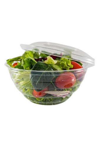 Ensaladera Plastica Descartable C/tapa 1000cc Caja X360u