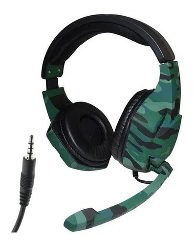 Audífonos Diadema Gamer A3  Camuflada  Pc Ps4 Xbox One 