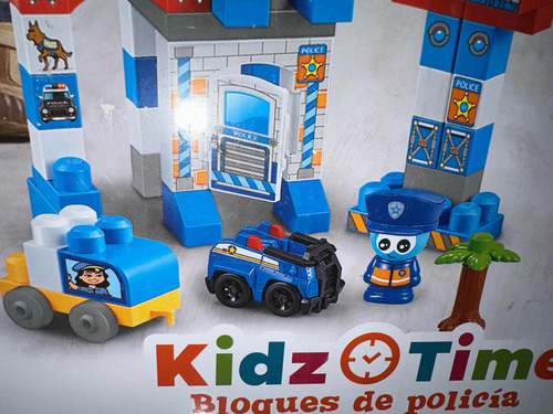 Set Kidz Time Bloques De Policía Equipo De Rescate
