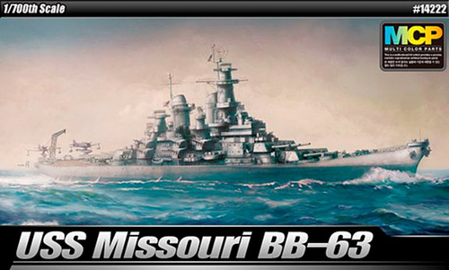 USS Missouri Bb-63 escala 1:700 Academy 14222