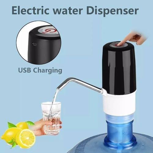 Imagen 2 de 5 de Dispenser De Agua Portátil Recargable Usb Para Bidones Agua