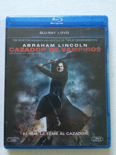 Abraham Lincoln Cazador Vampiros En Blu Ray Y Dvd  Nueva