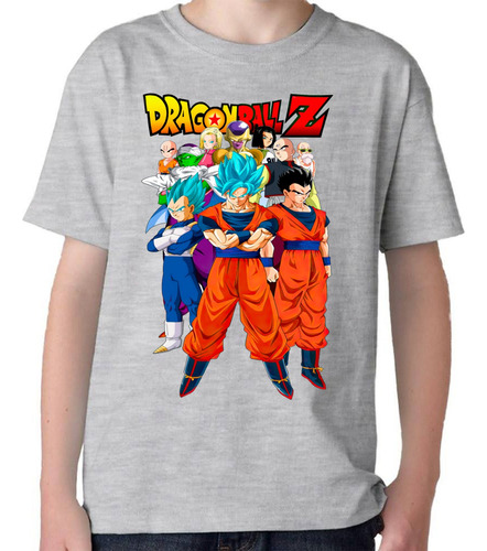 Camiseta Algodon Remera Dragon Ball Varios Colores