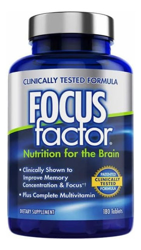 Focus Factor X 180 Cerebro - Unidad a $786