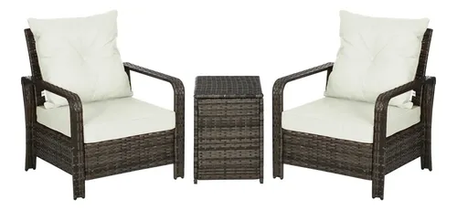Outsunny Juego De Muebles De Patio De 3 Piezas Mesa Y Sillas | MercadoLibre