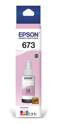 Refil Epson 673 Magenta Claro (lm) Original - T673620 