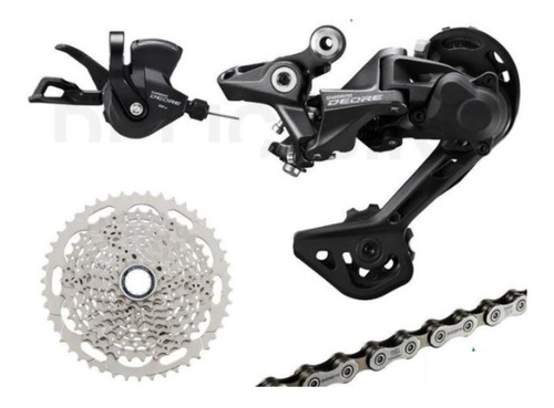 Transmisión 10 Velocidades Full Shimano Deore 11-46