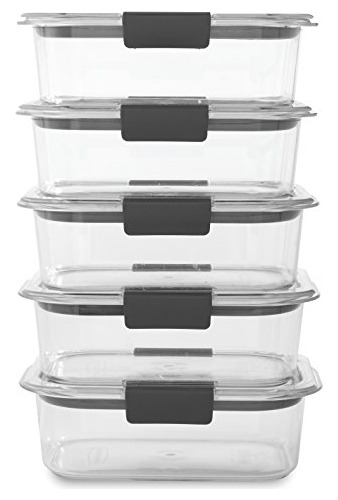 Rubbermaid Brilliance Recipientes De Almacenamiento De Alime