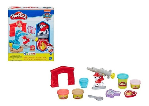 Play Doh, Set De Rescate Marshall Pow Patrol, E6887