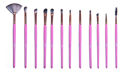 Set De 24 Brochas Profesionales Brinzed Pink Arantza Color Rosa